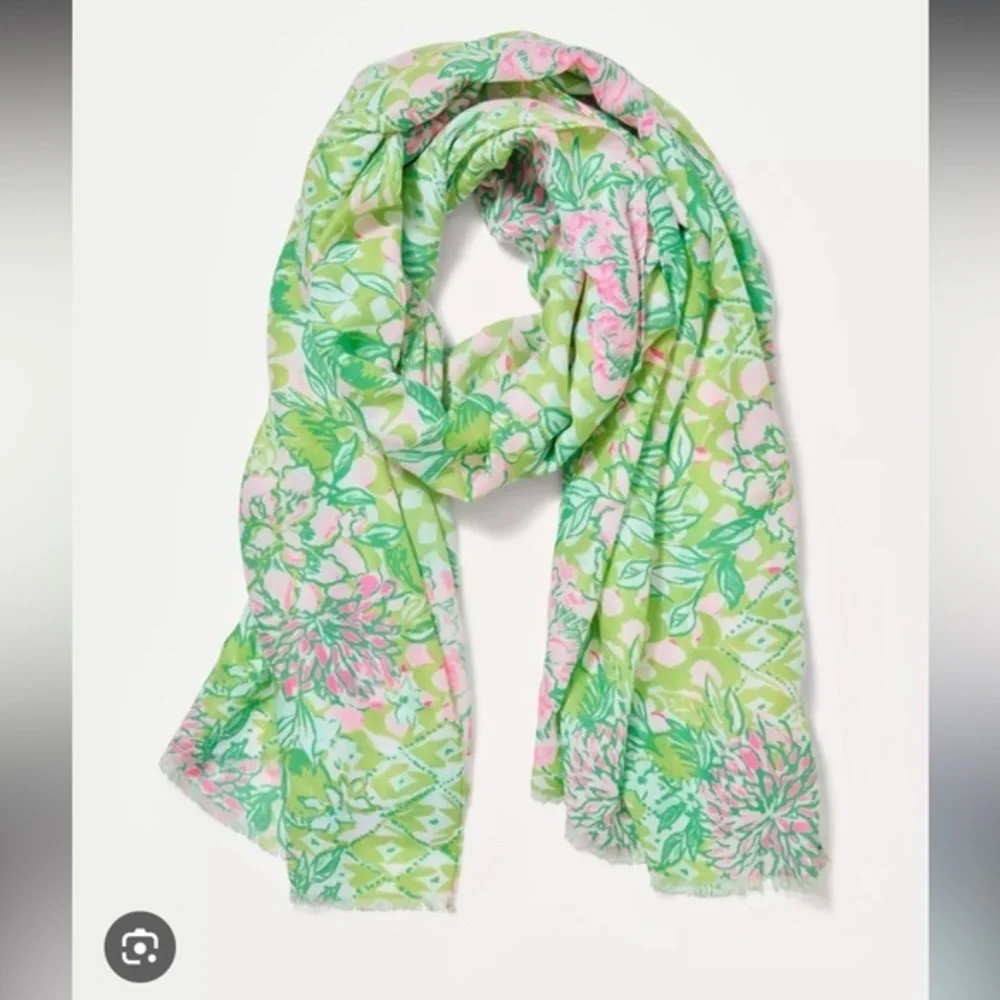 Lilly pulitizer scarf / wrap - silk / cashmere
